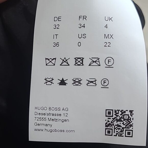 🚩Softest Boss High Waisted Raspberry Sheap Leather Pencil Skirt Size0 - Picture 9 of 12